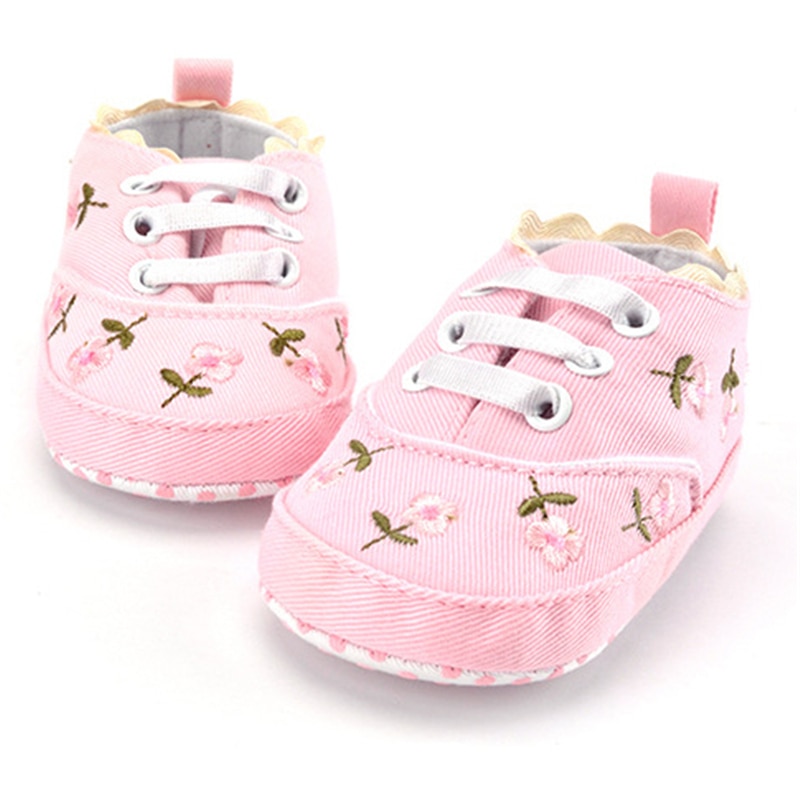 Baby Girl Shoes Floral Booties